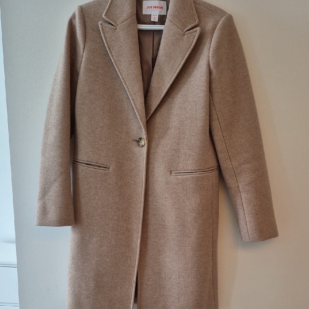Joe Fresh Women's Tan Winter Coat